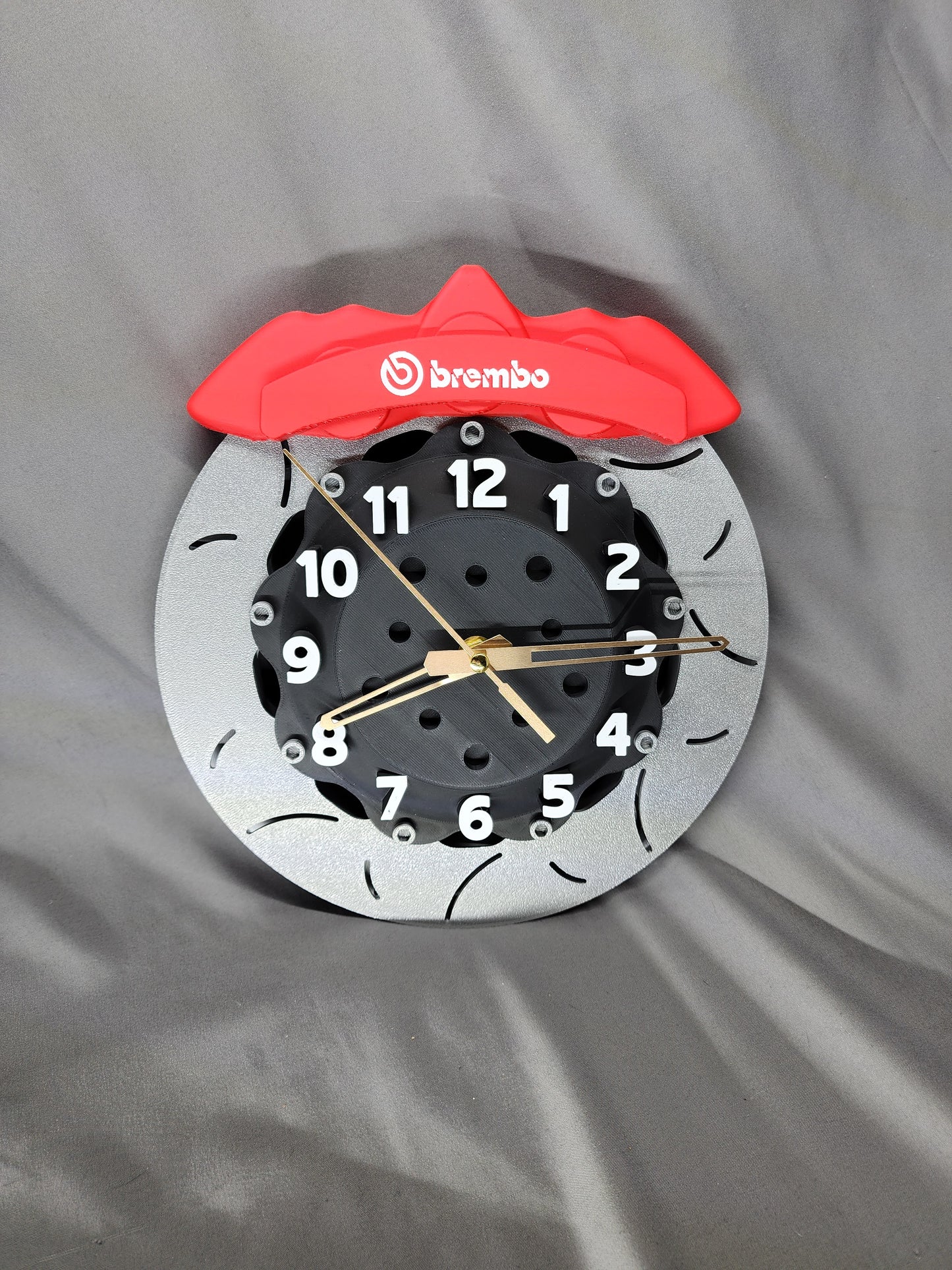 Brake Disc Clock can stop on a dime and keep you on time, perfect for the office of any auto enthusiast