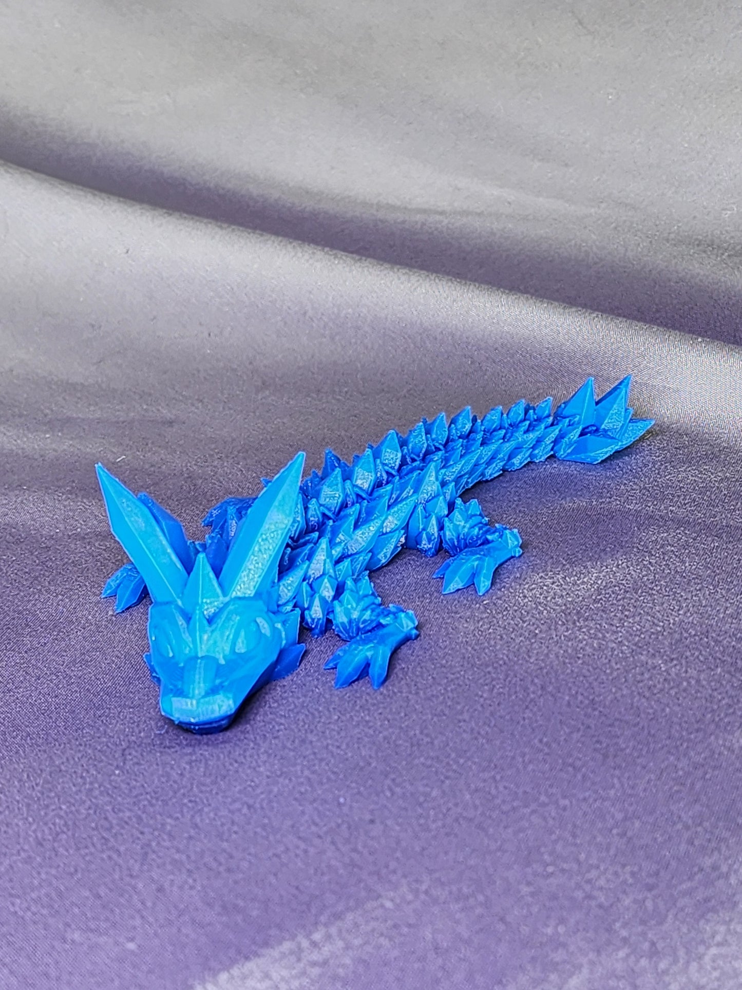 Crystal Wing Dragon articulating figurine is a beautiful, fun fidget toy and decoration