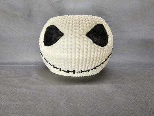 Crochet Jack Skellington bowl