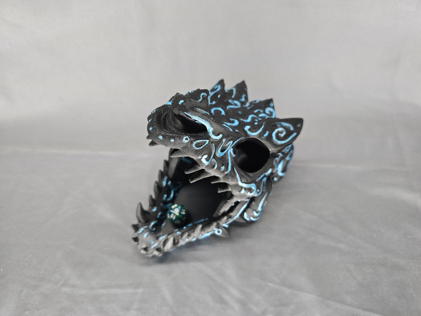 Dragon Skull Dice Tower and decoration