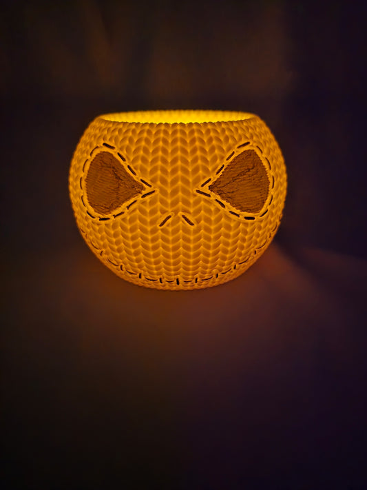 Crochet Jack Skellington bowl