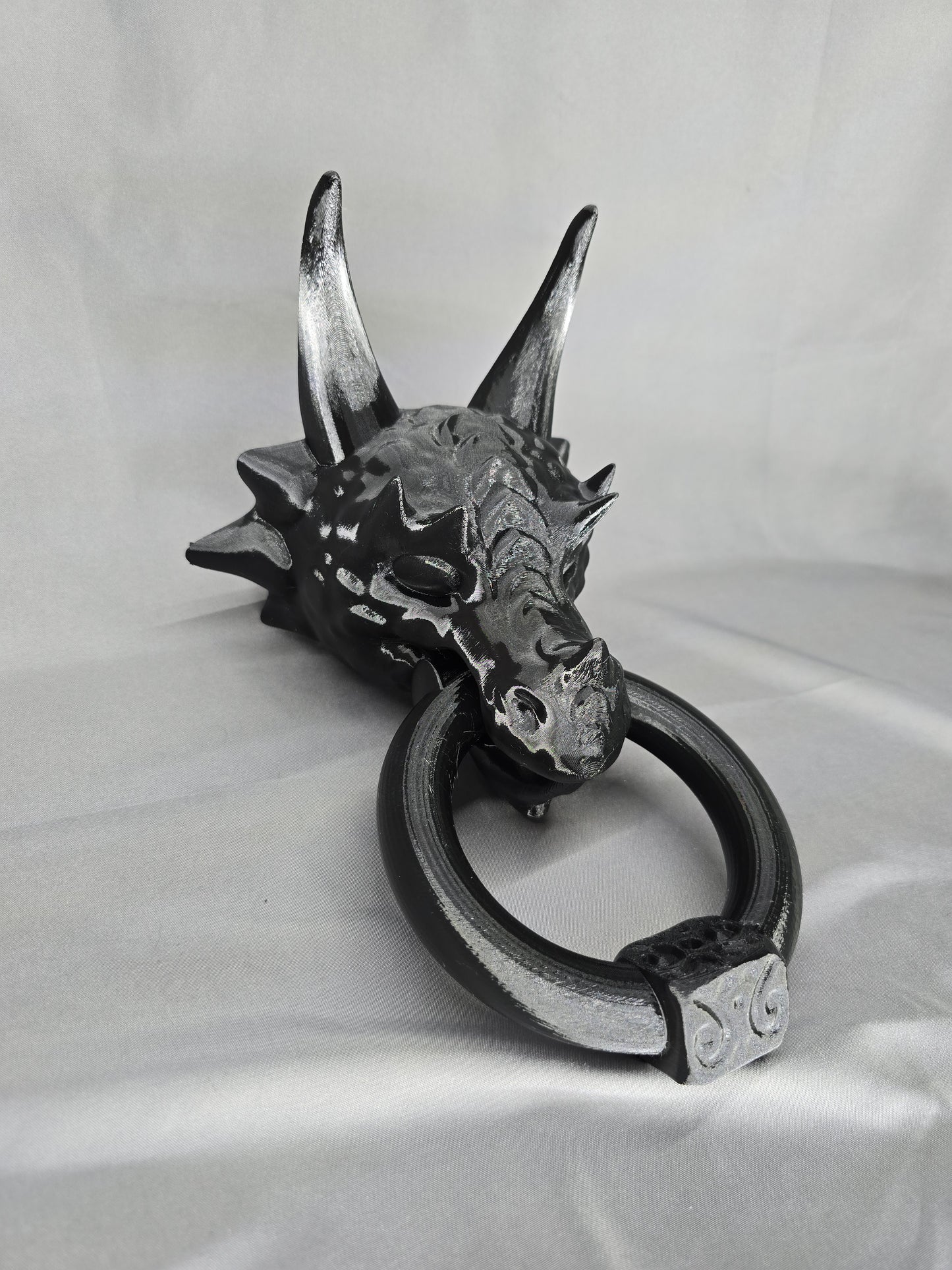 Dragon Head Door Knocker is the perfect addition to your front door Halloween decor