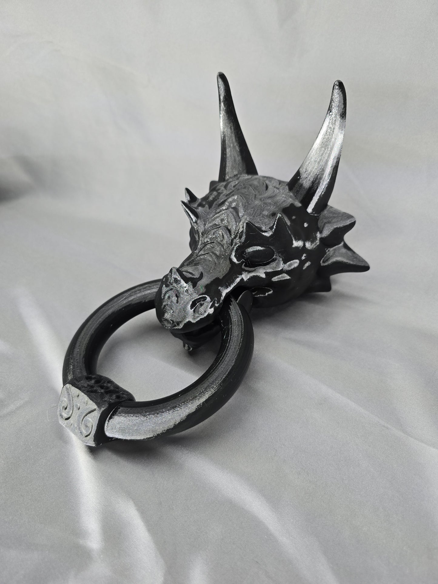 Dragon Head Door Knocker is the perfect addition to your front door Halloween decor