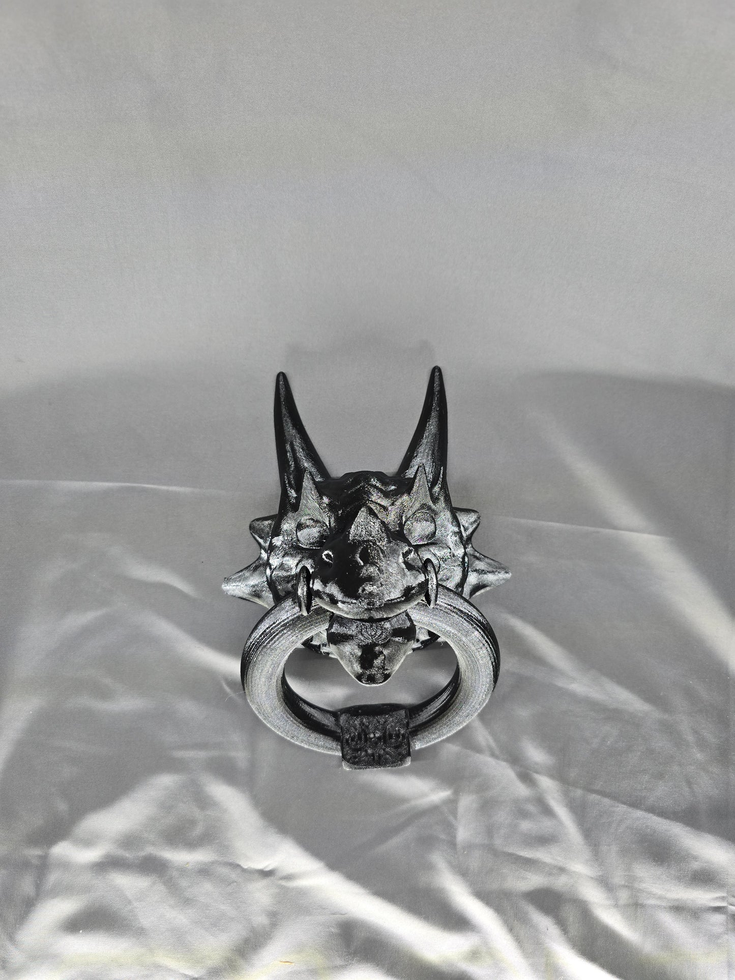 Dragon Head Door Knocker is the perfect addition to your front door Halloween decor