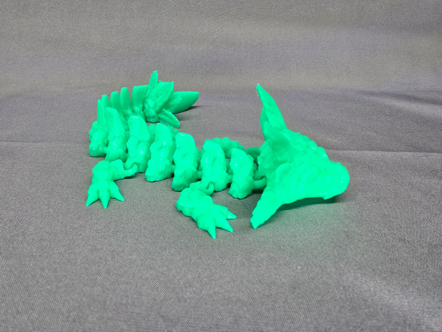 Axolotl Baby Dragon articulating figurine is an adorable fun fidget toy and decoration