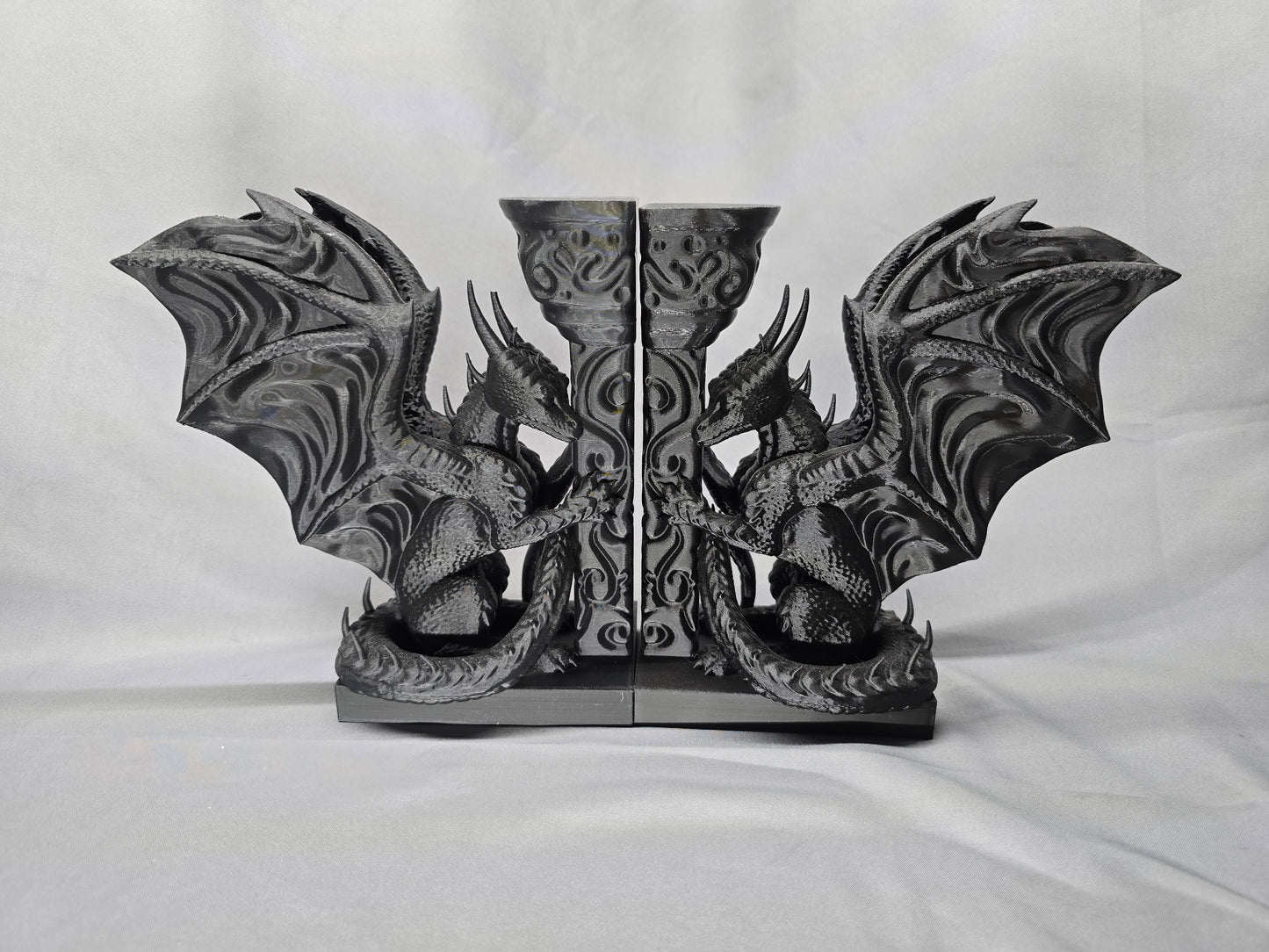 Dragon Bookends are uniquely designed to add mythical style to your bookcase or bookshelf