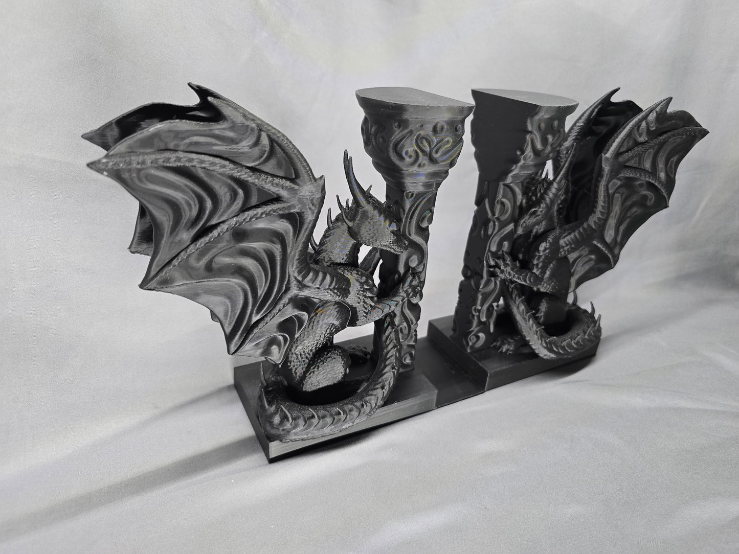 Dragon Bookends are uniquely designed to add mythical style to your bookcase or bookshelf