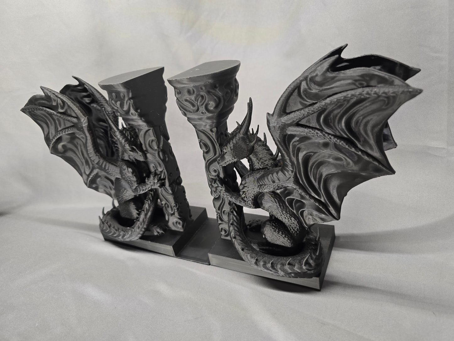 Dragon Bookends are uniquely designed to add mythical style to your bookcase or bookshelf