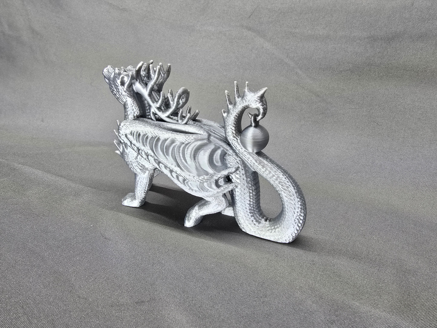 Reindeer Dragon Ornament Figurine