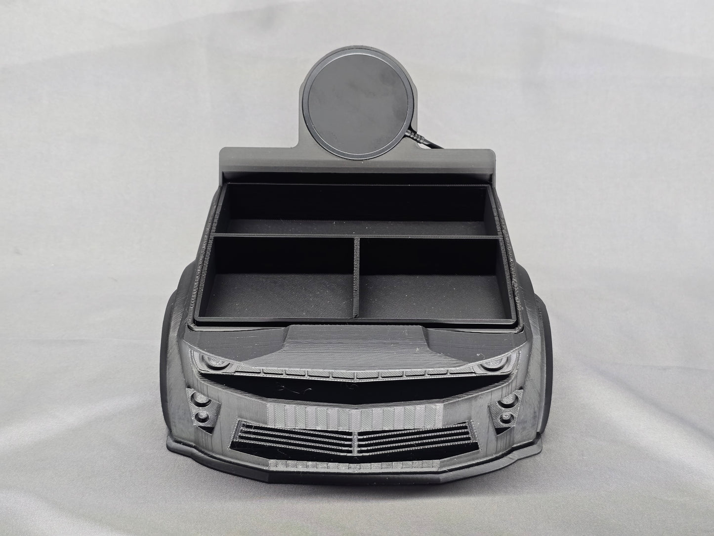 Camaro-themed Desktop Organizer & Phone Charger