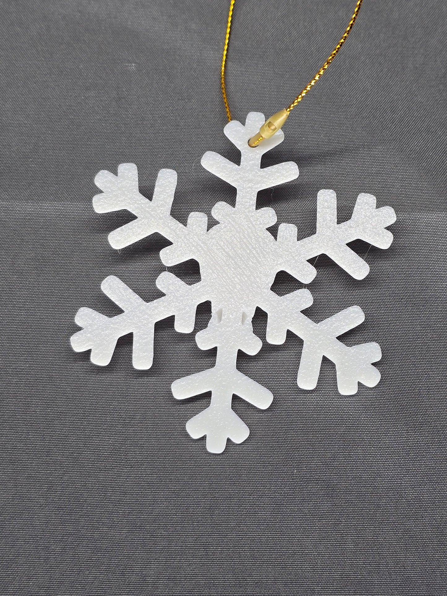 Skullface Snowflake holiday tree decoration ornament