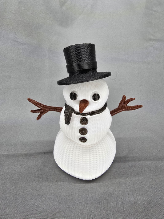 Knitted Snowman Holiday Decoration