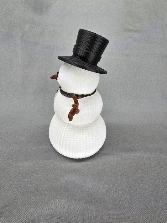 Knitted Snowman Holiday Decoration