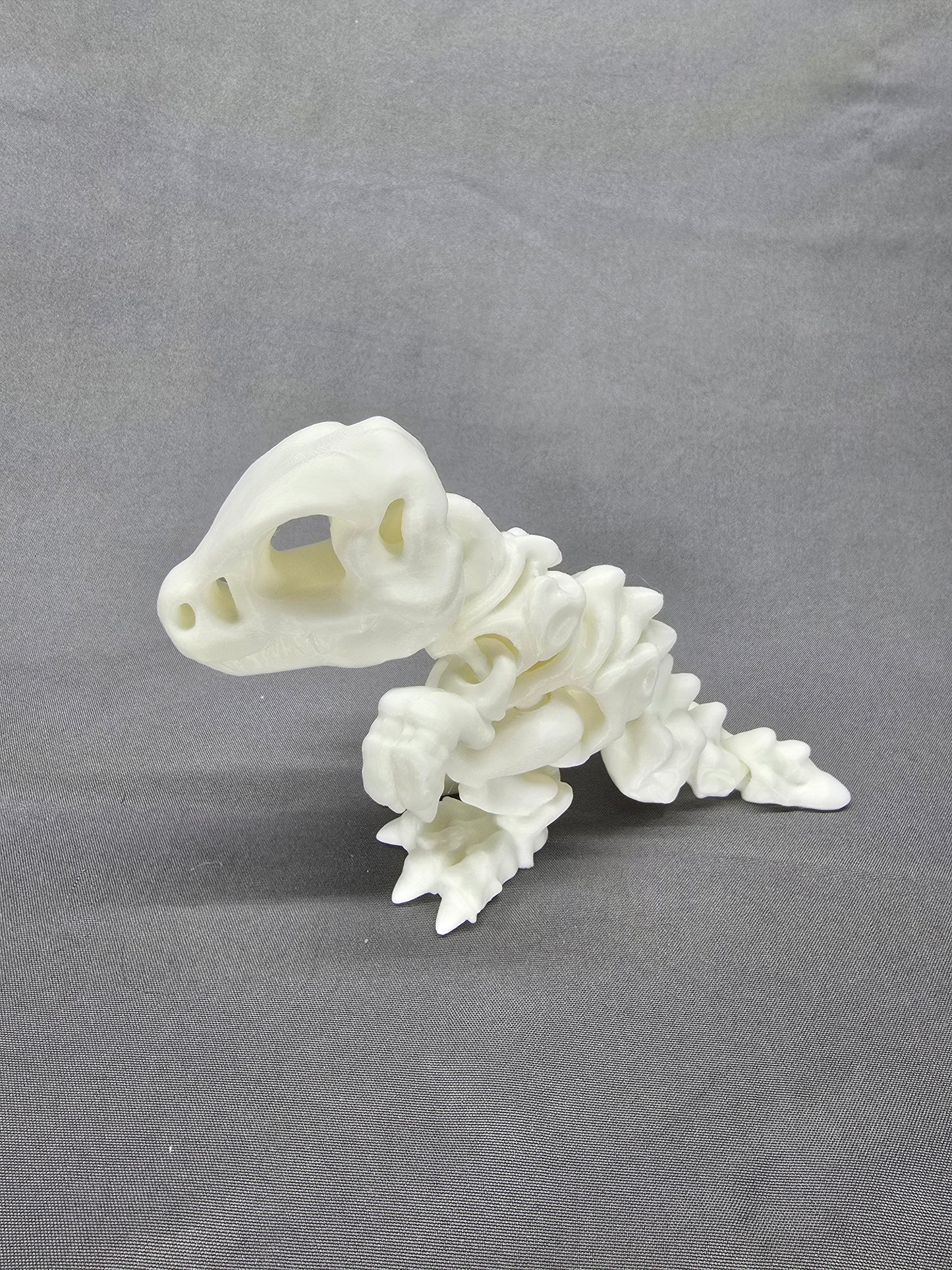 Tiny T-Rex Skeleton articulating figurine