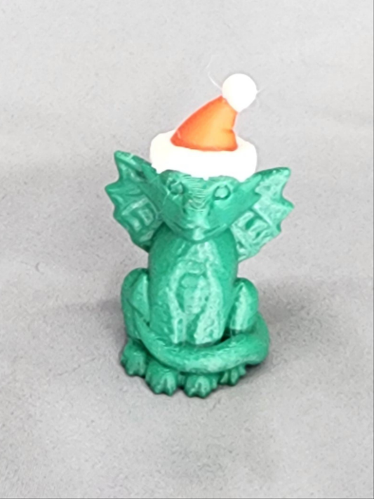 Santa Dragon keychain ornament holiday decoration