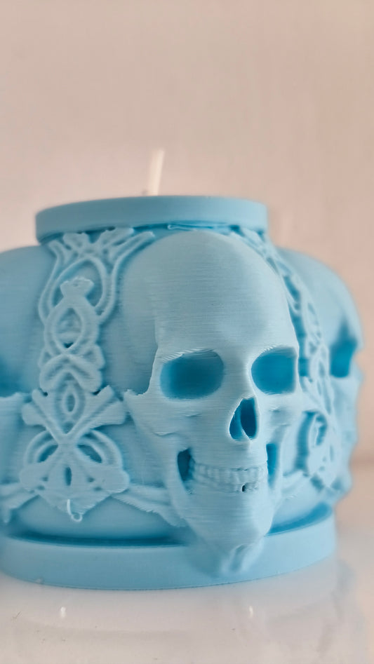 Skull Candle Holder
