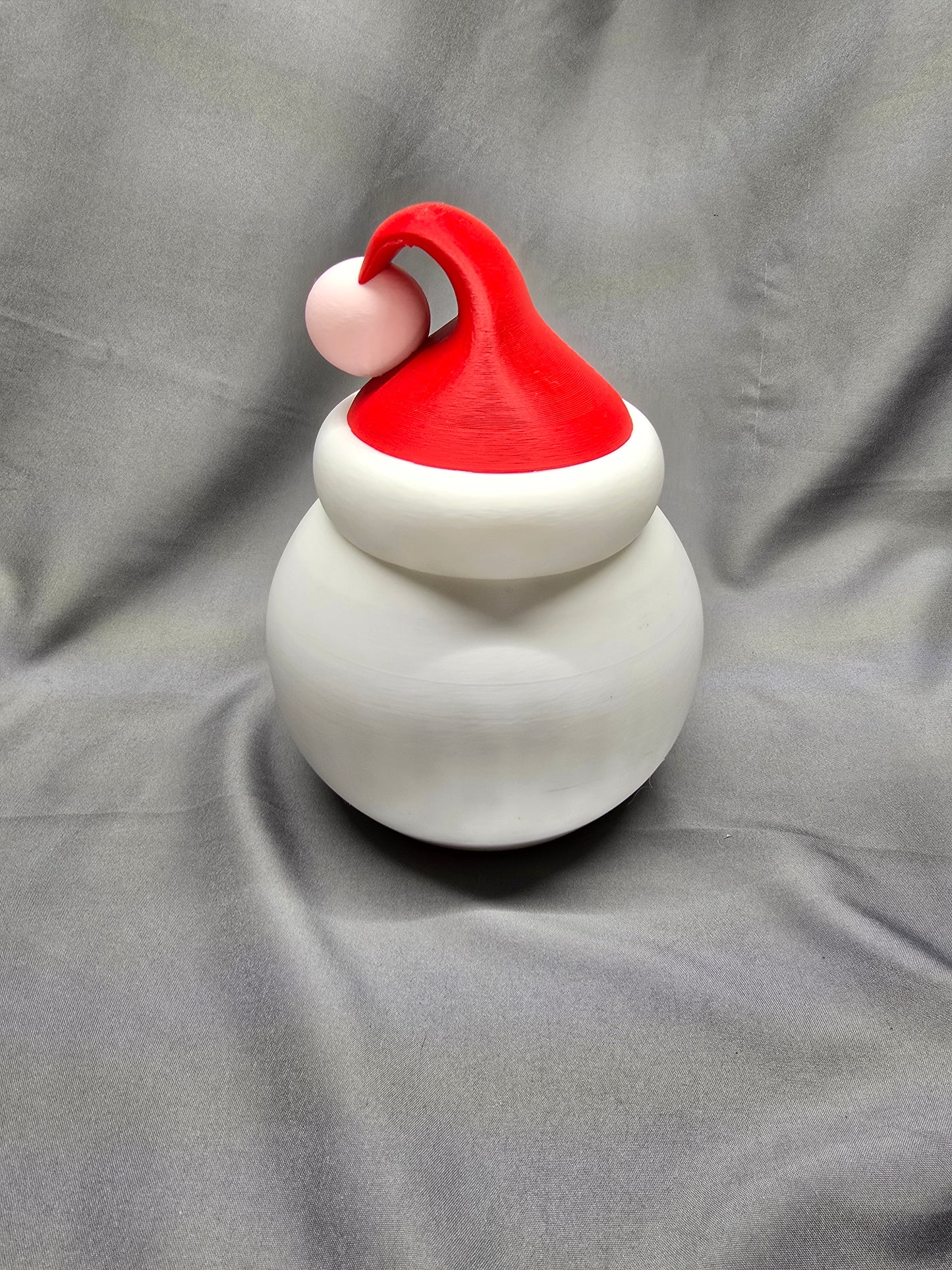 Santa Skeleton Head Bowl