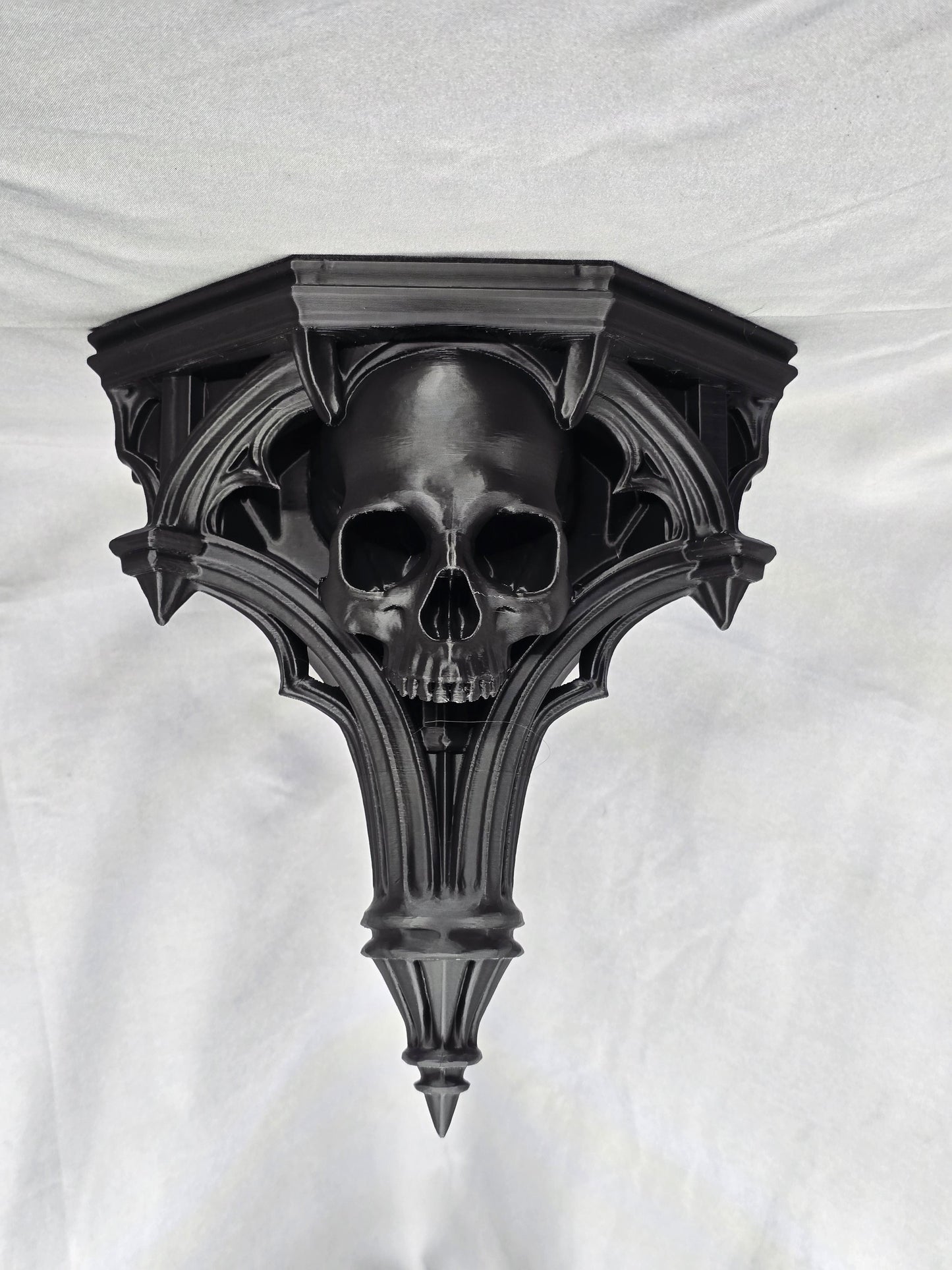Gothic Skull Corner Shelf
