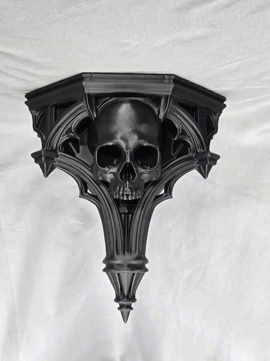 Gothic Skull Corner Shelf