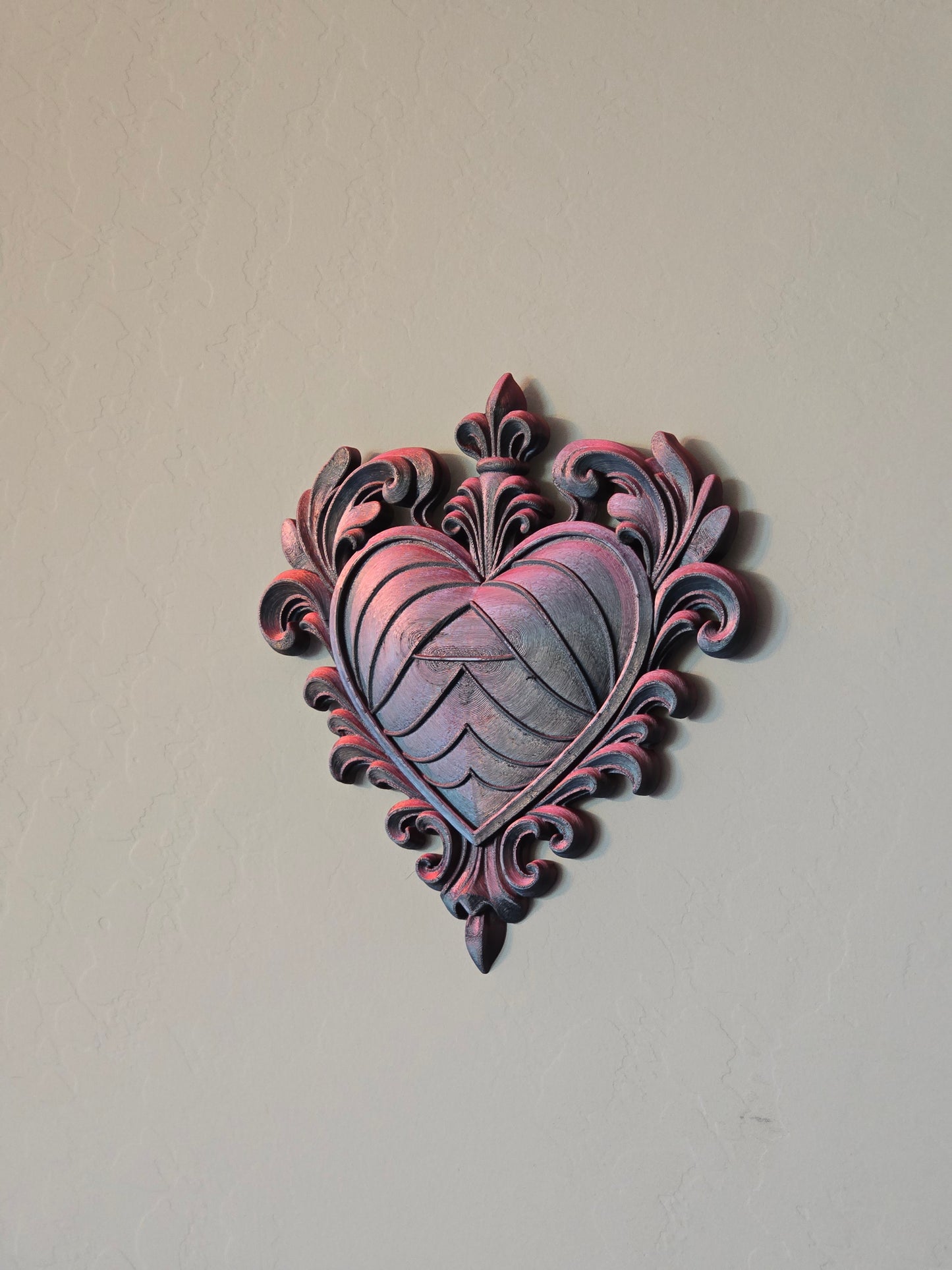 Dark Gothic Heart wall mounted decoration