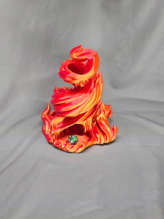 Burning Roll Dice Tower