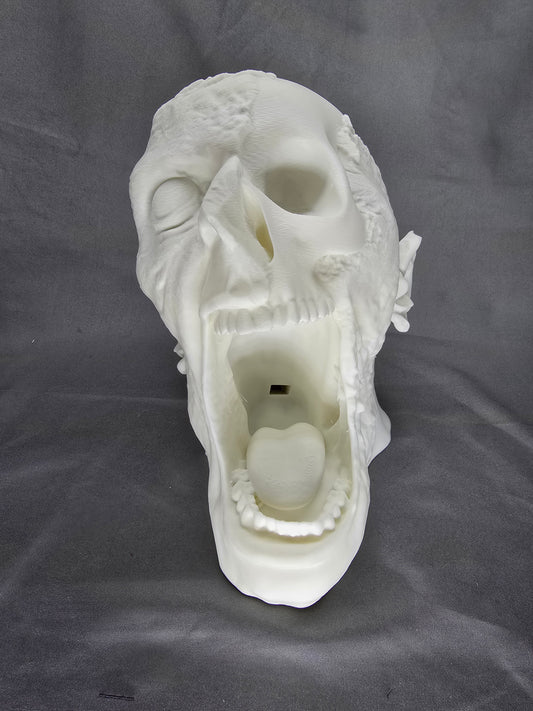 Zombie Skull controller and headphone holder