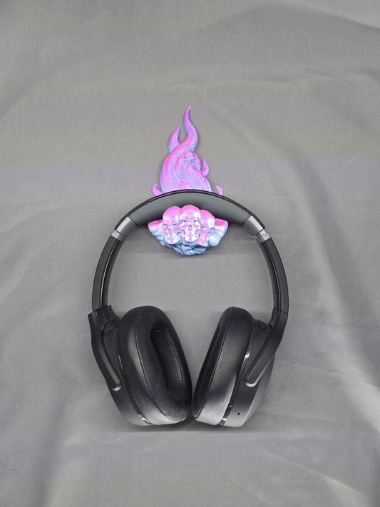 Dark Ember wall mount headset holder