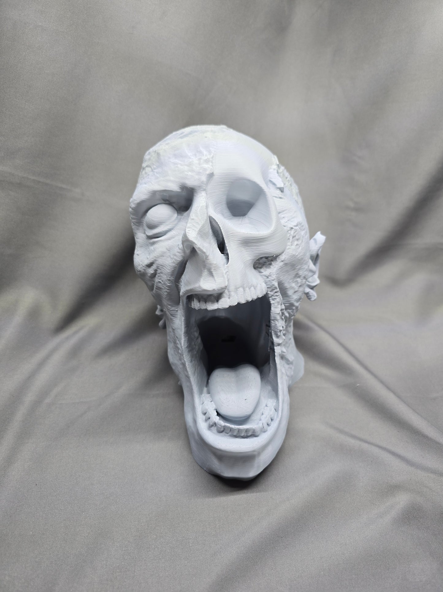 Zombie Skull controller and headphone holder