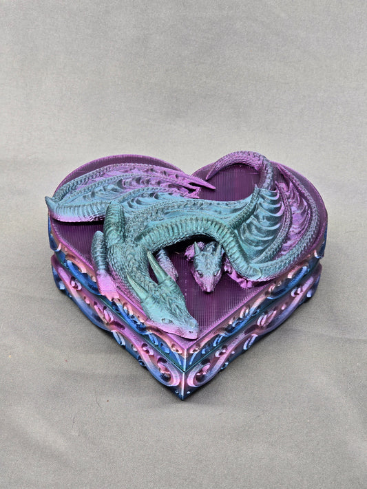 Heart-shaped Dragon box Mother's edition