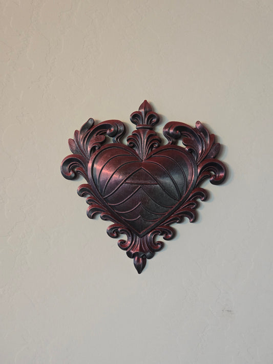 Dark Gothic Heart wall mounted decoration
