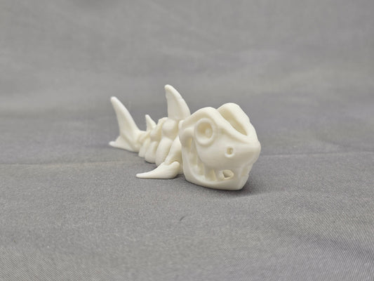 Mini Shark Skeleton articulating figurine will add some bite to your day