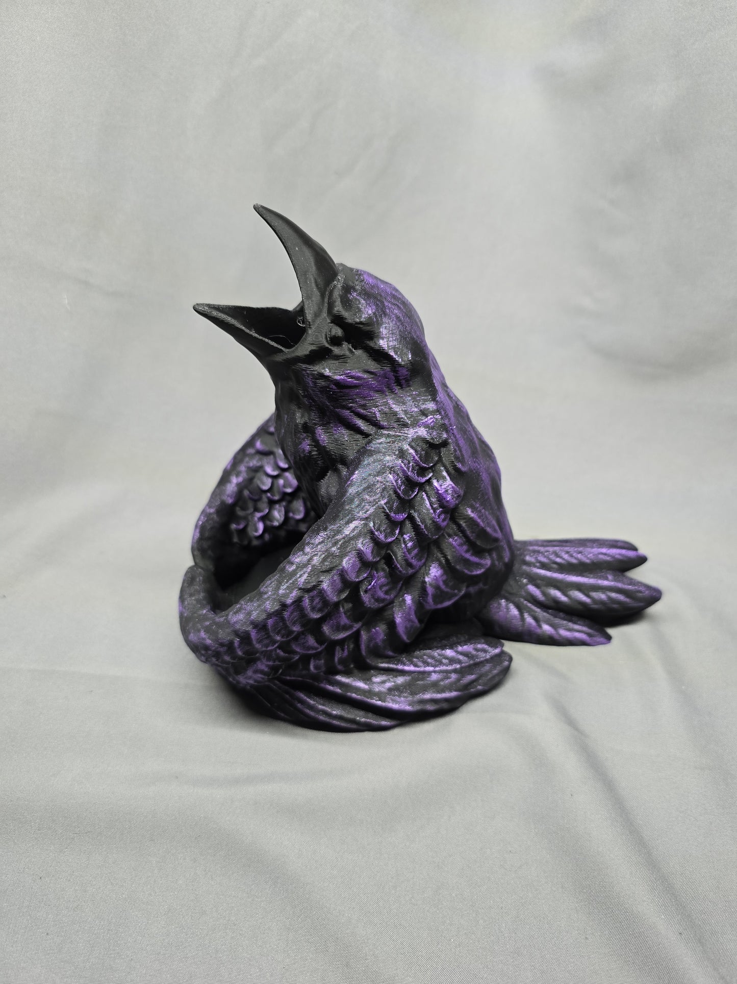 Raven Dice Tower will roll your dice in style and keep an eye on them. Perfect for D&D and other dice roll games.